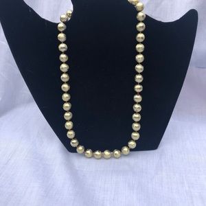 Gold Beaded Necklace